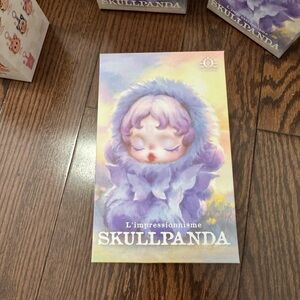 POP MART Skullpanda L’impressionnisme Plush Pendant Blind Box - Amber